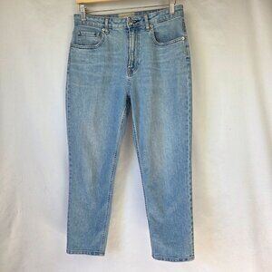 Everlane The Curvy Cheeky Crop Jean High Rise Light Wash Size 30